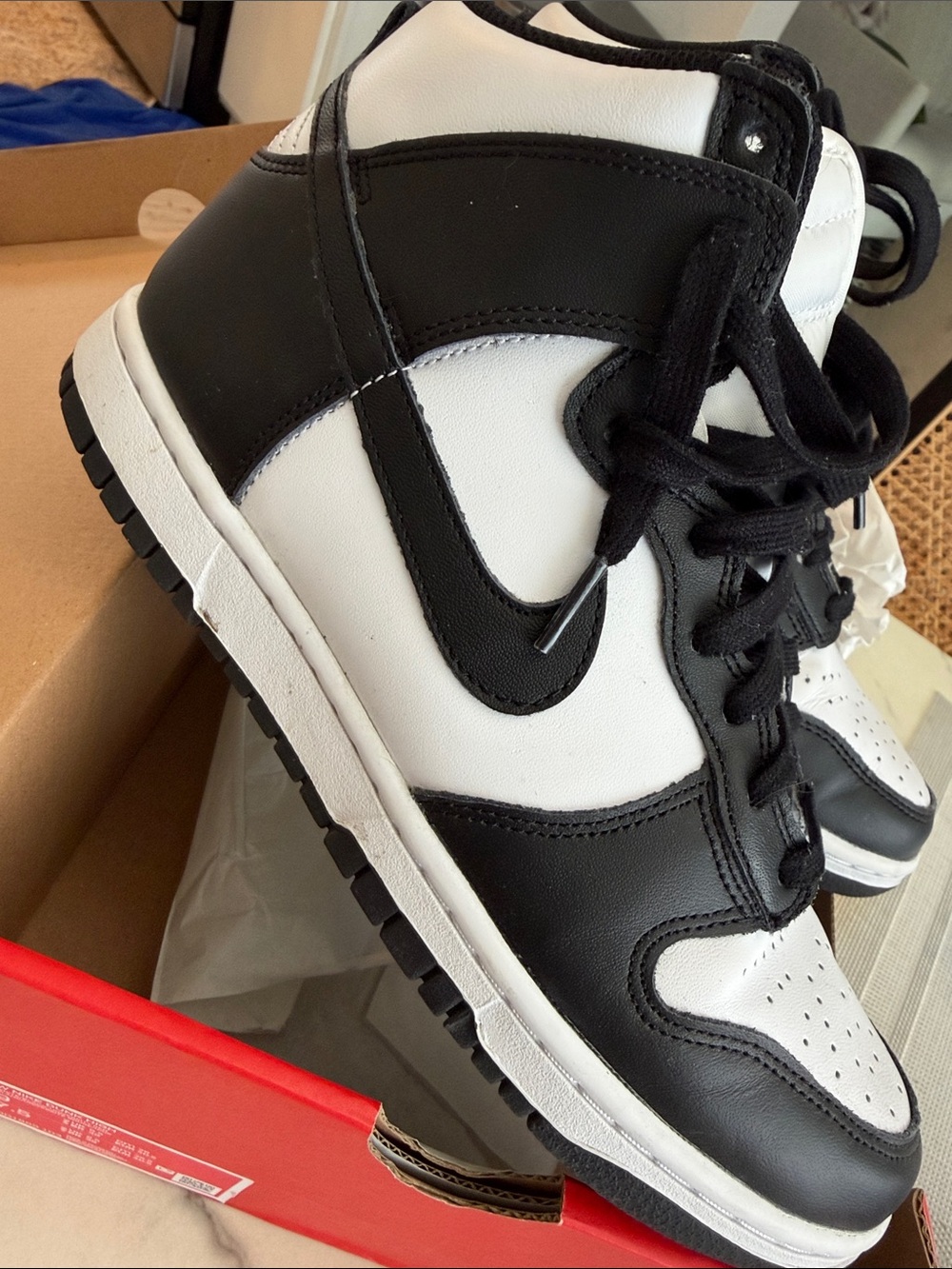 Nike Panda Hightop Dunks